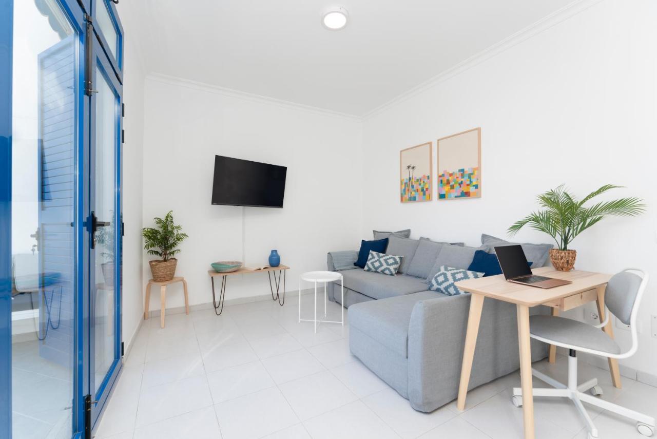 Ferienwohnung Agaete White&Blue House Exterior foto