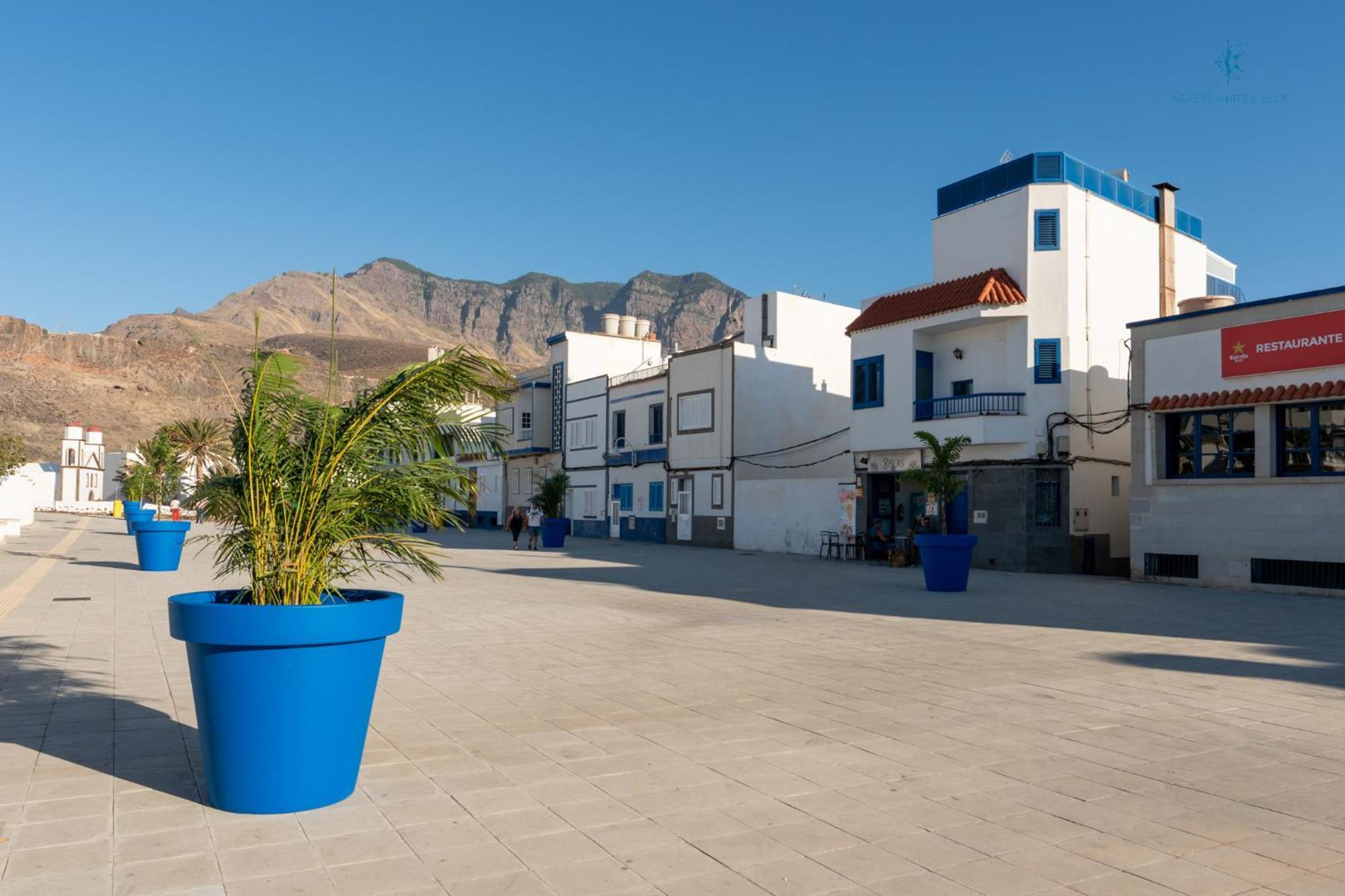 Ferienwohnung Agaete White&Blue House Exterior foto